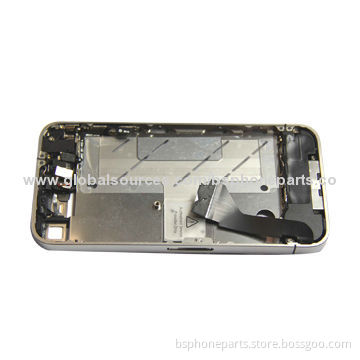 Chassis Bezel Middle Frame with Full Parts Assembly for iPhone 4/4G, Wholesale